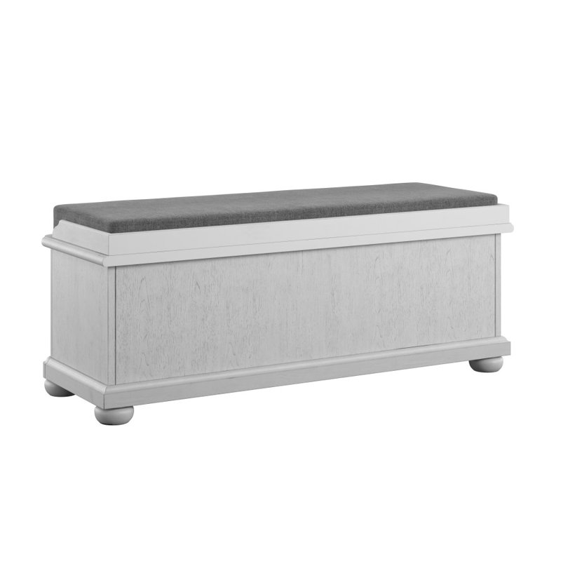 Laurel Foundry Modern Farmhouse Towler Upholstered Wood Flip Top Storage Bench Wayfair